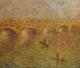 Die Brücke - Rudolf Reitz - Ãl auf Leinwand - Landschaft - Impressionismus Die Brücke - Rudolf Reitz - Ãl auf Leinwand - Landschaft - Impressionismus