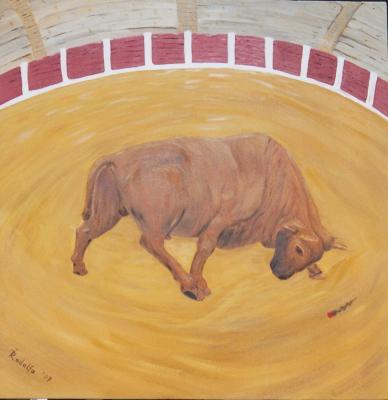 Stier in Arena - Rudolf Reitz - Array auf Array - Array - Stier in Arena - Rudolf Reitz - Array auf Array - Array -