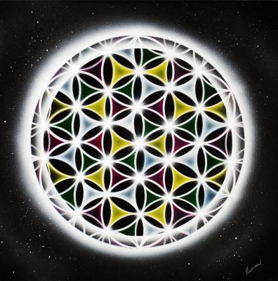 Blume des Lebens 25 - Donna Kusserow - Array auf Array - - Blume des Lebens 25 - Donna Kusserow - Array auf Array - -