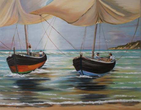 Heimkehr der Fischer - Wolfgang Mies - auf Array - - Heimkehr der Fischer - Wolfgang Mies - auf Array - -