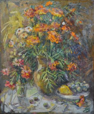 Herbstblumenstrauß - Lyudmyla Artyukhova - Array auf Array - Array - Array