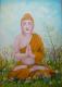 ---Buddha - Elisabeth Willner - Ãl auf Leinwand - Geschichte-Religion-Menschen - Naturalismus ---Buddha - Elisabeth Willner - Ãl auf Leinwand - Geschichte-Religion-Menschen - Naturalismus