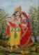 ---Radha und Krishma - Elisabeth Willner - Ãl auf Leinwand - Geschichte-Religion-Menschen - Naturalismus ---Radha und Krishma - Elisabeth Willner - Ãl auf Leinwand - Geschichte-Religion-Menschen - Naturalismus