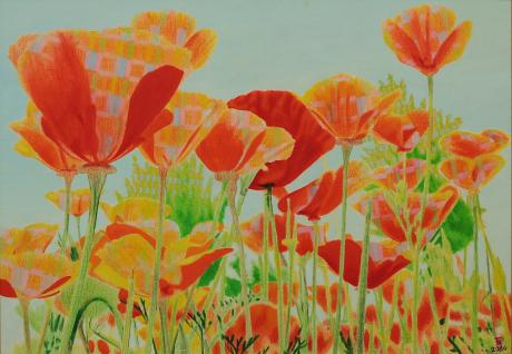 Mohnfeld II - Fred Hahn - Array auf Array - Array - Array Mohnfeld II - Fred Hahn - Array auf Array - Array - Array