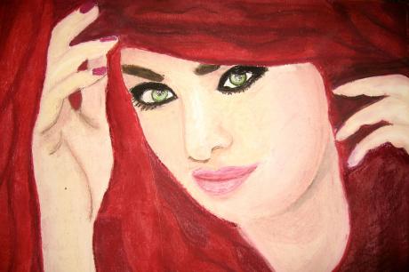 Dame in Rot - Heike Mumme - auf - Array - Dame in Rot - Heike Mumme - auf - Array -