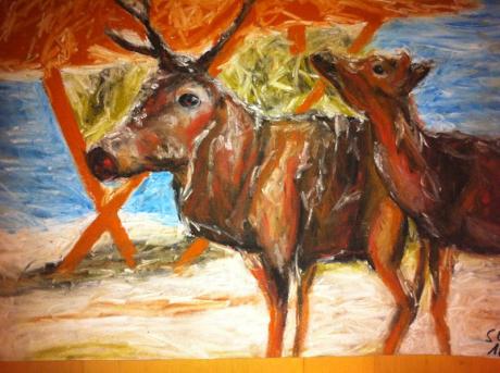 Schnee bei der Futtergrippe - Susanne Oster - Array auf Array - Array - Array Schnee bei der Futtergrippe - Susanne Oster - Array auf Array - Array - Array