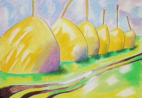 Heuballen im Sommer - Viviane Wenz - Array auf Array - Array - 