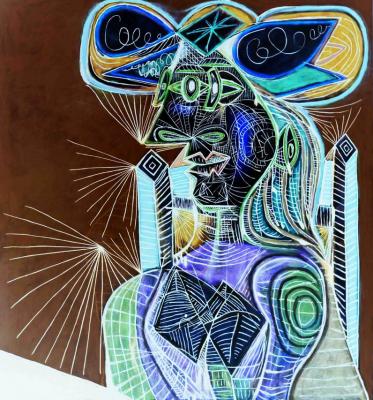 HOMMAGE A PABLO 8 Giclée Kunstdruck auf Leinwand. - Ralf Maximilian Berninger - Array auf Array - Array - Array HOMMAGE A PABLO 8 Giclée Kunstdruck auf Leinwand. - Ralf Maximilian Berninger - Array auf Array - Array - Array