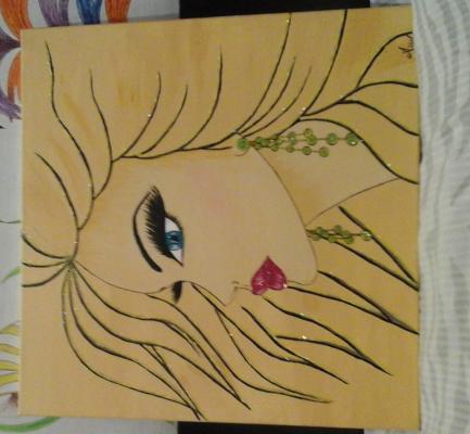 Golden Woman - Amelia-Nicoleta Nicolaescu-Mutu - Array auf  - Array - 