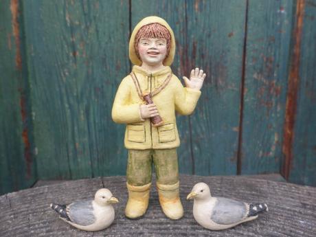 Regen-Junge mit Möven - Anna Kirsche - Array auf - Array - Regen-Junge mit Möven - Anna Kirsche - Array auf - Array -