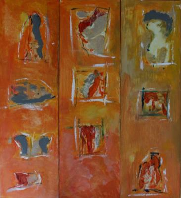 Mediterran - Triptychon - Helene + Mario Wohlfahrt - Array auf Array - Array - Array