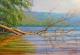 ---Laacher See - Viktor Neufeld - Acryl auf Leinwand - See-Stimmungen - ---Laacher See - Viktor Neufeld - Acryl auf Leinwand - See-Stimmungen -