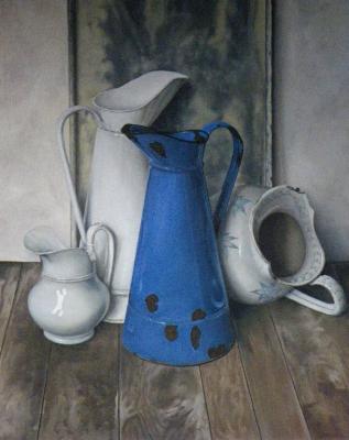 ---stilleben mit vier Wasserkannen - andre verhelst - Array auf Array - Array - Array ---stilleben mit vier Wasserkannen - andre verhelst - Array auf Array - Array - Array